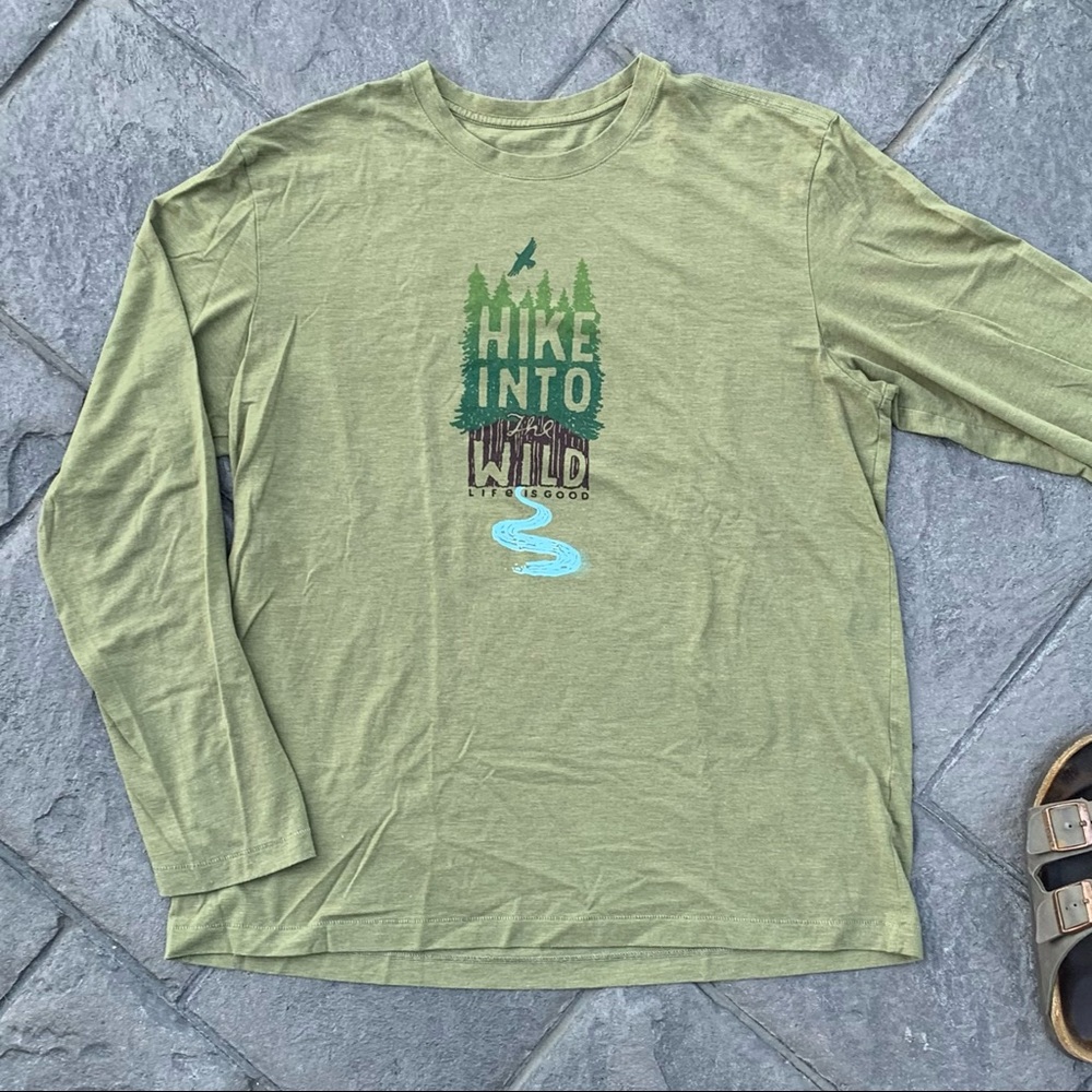 Life is Good Long Sleeve “Cool Tee” (Men’s XL)